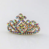 Max Girls Princess Tiara Crown with Comb Kids Hair Accessories Rose gold