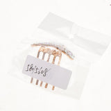 Max Girls Princess Tiara Crown with Comb Kids Hair Accessories Rose gold