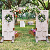 Max Artificial Peony Flower Door Wreath Rattan Garland Wedding Venue Decor 6