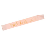 Bride To Be Diamond Satin Sash Bridal Shower Hen Stag Party Sash Accessories