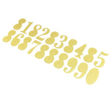 Self-Stick Number Stickers Decals Wedding Seat Place Decor Number 81-90