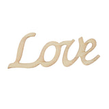 Love Wooden Craft Cut Wooden Pieces Card Making DIY Art Home Wall Decor