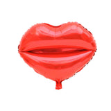 Maxbell Set of 3 Large Red Lips Mustache Foil Balloons Wedding Birthday Party Decorations