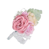 Max Artificial Silk Corsage Boutonniere Flowers Wedding Banquet Party Decoration