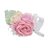 Max Artificial Silk Corsage Boutonniere Flowers Wedding Banquet Party Decoration