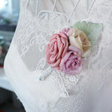 Max Artificial Silk Corsage Boutonniere Flowers Wedding Banquet Party Decoration