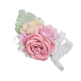 Max Artificial Silk Corsage Boutonniere Flowers Wedding Banquet Party Decoration
