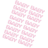 100pcs Baby Table Confetti Party Game Favor Baby Shower Decoration Pink