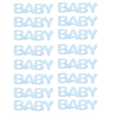 100pcs Baby Table Confetti Party Game Favor Baby Shower Decoration Blue