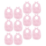 100pcs Mini Bib Baby Shower Table Confetti Party Game Decoration Pink
