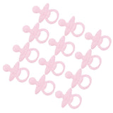 100pcs Mini Pacifiers Baby Shower Table Confetti Party Game Favor Pink