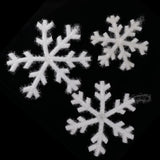 3pcs Set Christmas Snowflake Hanging Decoration Christmas Tree Decoration