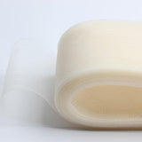 Max 25yd x 8cm Nylon Ribbon Net Trim Ribbon Wedding Sewing crafts DIY cream