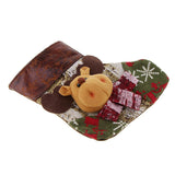 Christmas Stockings Candy Gift Bag Christmas Favor Hanging Decor Deer