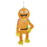 Halloween Pendents Haunted House DIY Paper Hanging Decoration Pumpkin Man