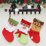 Max Christmas Stocking Socks Candy Gift Bags Xmas Tree Ornaments Decor Santa