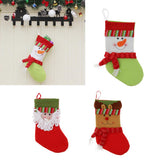 Max Christmas Stocking Socks Candy Gift Bags Xmas Tree Ornaments Decor Santa