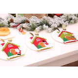 Lovely Christmas Placemat Table Cutlery Decor Knife & Fork Santa Cutlery Bag