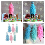 Max 6 Pieces Tulle Christmas Tree Cake Toppers Wedding Birthday Party Supplier