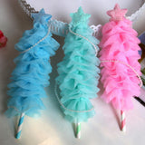Max 6 Pieces Tulle Christmas Tree Cake Toppers Wedding Birthday Party Supplier