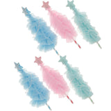 Max 6 Pieces Tulle Christmas Tree Cake Toppers Wedding Birthday Party Supplier