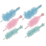 Max 6 Pieces Tulle Christmas Tree Cake Toppers Wedding Birthday Party Supplier