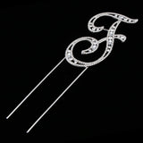 Max Alphabet E Letter Diamante Cake Topper Birthday Wedding Anniversary Decor
