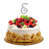 Max Alphabet E Letter Diamante Cake Topper Birthday Wedding Anniversary Decor