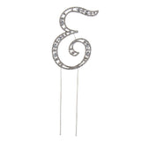 Max Alphabet E Letter Diamante Cake Topper Birthday Wedding Anniversary Decor