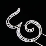 Max Alphabet E Letter Diamante Cake Topper Birthday Wedding Anniversary Decor