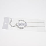 Max Alphabet E Letter Diamante Cake Topper Birthday Wedding Anniversary Decor