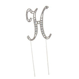 Max Alphabet H Letter Diamante Cake Topper Birthday Wedding Anniversary Decor