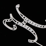 Max Alphabet H Letter Diamante Cake Topper Birthday Wedding Anniversary Decor