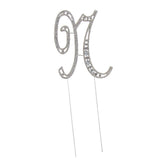 Alphabet N Letter Diamante Cake Topper Birthday Wedding Anniversary Decor