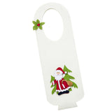 Christmas Santa Claus Snowman Wine Bottle Cover Christmas Table Decor White