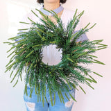 Max Artificial Setaria Shrubs Wreaths Green Bushes Door Wall Wedding Decorations