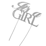 Max Sparkling Rhinestone Cake Topper Baby Shower Party Cake Decor It is a Girl