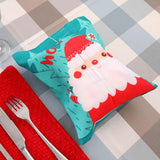 Christmas Tissue Box Fabric Napkin Holder Bag Home Car Christmas Decor D