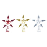 Max Classic Star Christmas Tree Topper Xmas Ornament Craft 25x20cm Red
