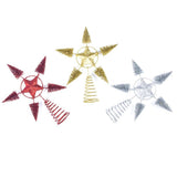 Max Classic Star Christmas Tree Topper Xmas Ornament Craft 25x20cm Red
