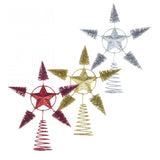 Max Classic Star Christmas Tree Topper Xmas Ornament Craft 25x20cm Red