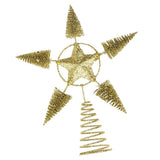 Max Classic Star Christmas Tree Topper Xmas Ornament Craft 25x20cm Gold