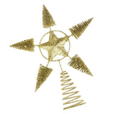 Max Classic Star Christmas Tree Topper Xmas Ornament Craft 25x20cm Gold