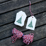 50pcs Noel Christmas Paper Gift Labels Bookmark Tags Christmas Hanging Decor