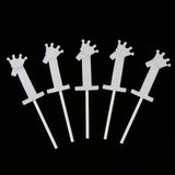Max 10pcs 1 Crown Cake Topper Cupcake Picks 1st Birthday Party Cake Decor Silver