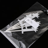 Max 10pcs 1 Crown Cake Topper Cupcake Picks 1st Birthday Party Cake Decor Silver