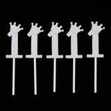 Max 10pcs 1 Crown Cake Topper Cupcake Picks 1st Birthday Party Cake Decor Silver