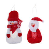 Max Christmas Candy Bags Gift Pocket Xmas Tree Hanging Ornament Snowman