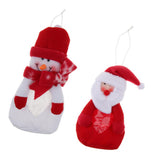 Max Christmas Candy Bags Gift Pocket Xmas Tree Hanging Ornament Snowman