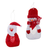 Max Christmas Candy Bags Gift Pocket Xmas Tree Hanging Ornament Snowman